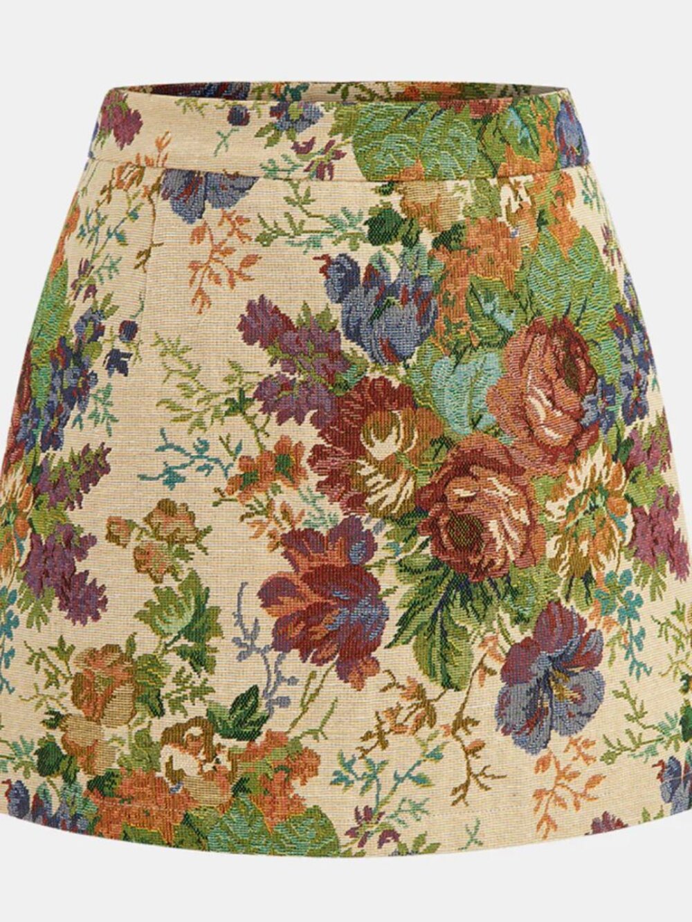 Floral Print Vest & Mini Skirt Set - Picture 3 of 5